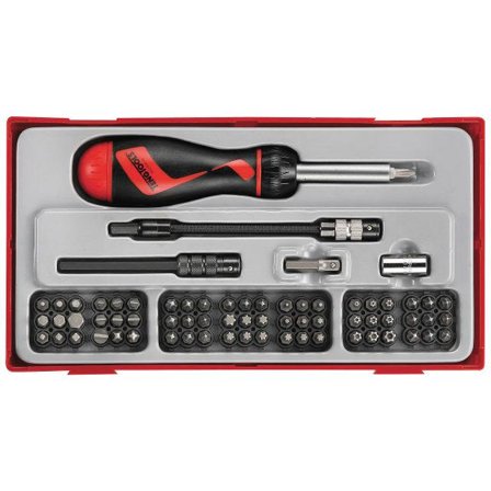 Teng Tools TTMD74 Bitsskrutrekkersett, Maskintilbehør & forbruk