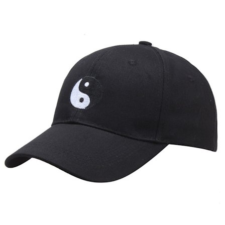 Justerbar Hat Baseball Cap Bomulds Peaked Cap Dad Cap Tai Chi Emb