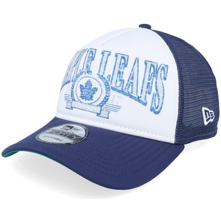 New Era - NHL Weiss Trucker Cap - Toronto Maple Leafs 9FORTY White/Navy A-frame Trucker @ Hatstore