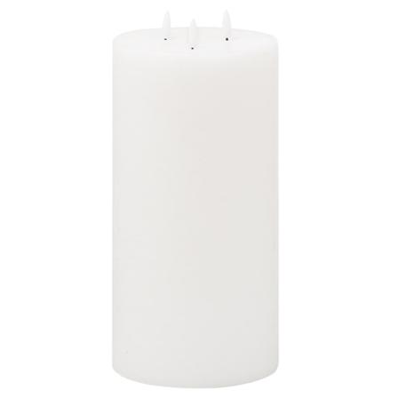 Hill Interiors Luxe Collection Natural Glow 3-veks elektrisk ljus White 30cm x 15cm x 15cm