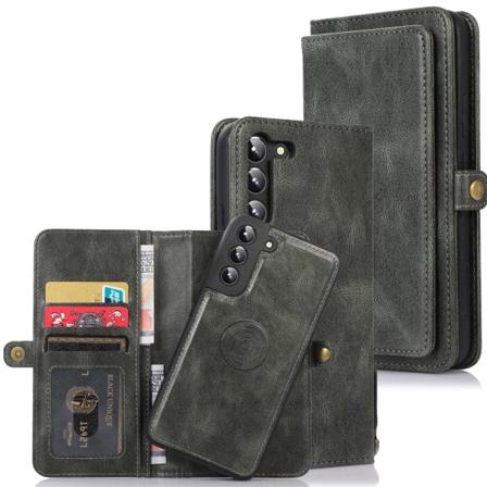 Samsung Galaxy - 2 i 1 Plånboksfodral Mörkgrön S23