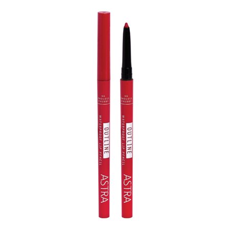 ASTRA MAKEUP OUTLINE WATERPROOF lip pencil 0006 - ENDLESS CHERRY 0,35g - Matita labbra