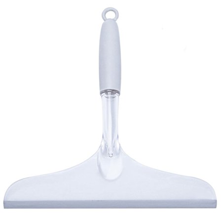 Dusjnal, 25 cm gummiblad vindus- og glassrenseverktøy for baderomsdører, speil, bilvinduer