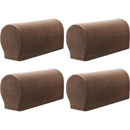 Fåtöljöverdrag, halkfri fåtölj, Set med 4 soffarmstödsskydd, för möbelskydd