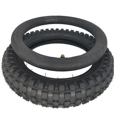 12 1/2 x 2.75 Dekk 12.5 X2.75 Hjul Kompatibel med 49Cc Motorsykkel Mini Dirt Bike Dekk MX350 MX400 Scooter(Inne-WELLNGS