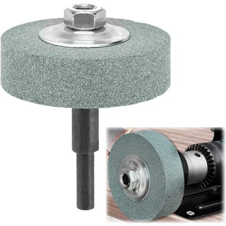 Slipstenadapter och slipsten för borr, metall slipning