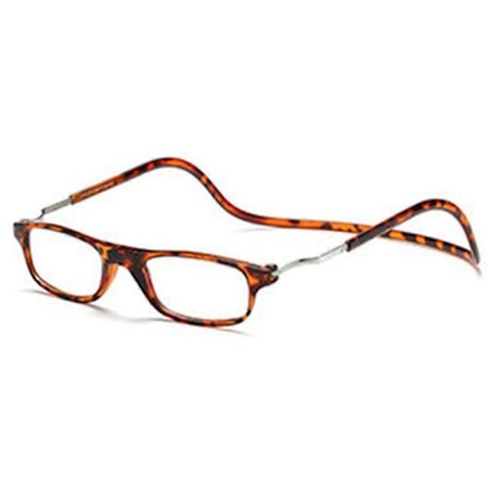 Magneettiset lukulasit, kokoontaitettavat, miehille ja naisille, napsautettava etuosa, kaulassa roikkuvat, kokoontaitettavat