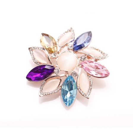 Tyylikäs Vintage Rintakoru Yksittäinen Helmi Kukka Rintakorut Nauha Itävaltalainen Korsetti Rintakoru Pin Kristallimerkki Häät Pin Naisille