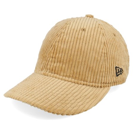 New Era - Corduroy 9FIFTY Rc Khaki Dad Cap Unconstructed Beige Cap - @ Hatstore