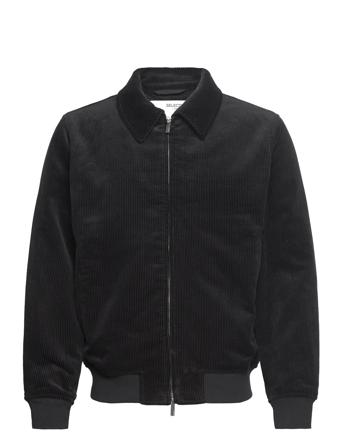 Slhrob Corduroy Blouson W #3 Bomberjakke Jakke Svart Selected Homme*Betinget Tilbud
