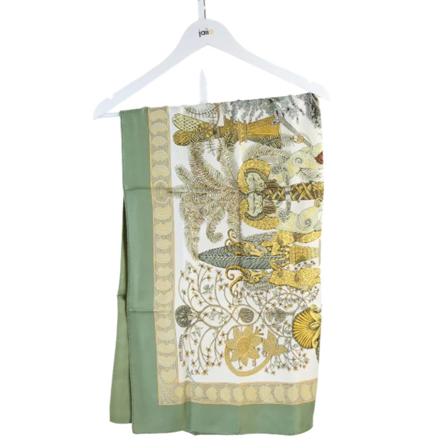 Hermès Vintage Pre-owned Silk scarves vit, unisex Vintage Accessoarer, unisex, Storlek: ONE SIZE