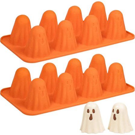 Halloween Silikonform – Spökform 1-pack, För Choklad, Godis, Gelé, Gummies, Kritor & Harts DIY Bakform