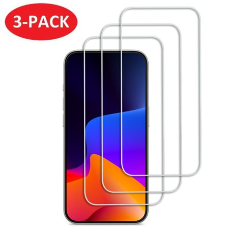 3st Härdat glas iPhone 15 Pro - Skärmskydd