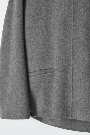 COS Bluzka Z Dwustronnej Mieszanki Z Wełną in Szary