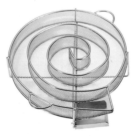 Rund Kaldrøykgenerator i Rustfritt Stål for BBQ Grill Røykeverktøy L61575