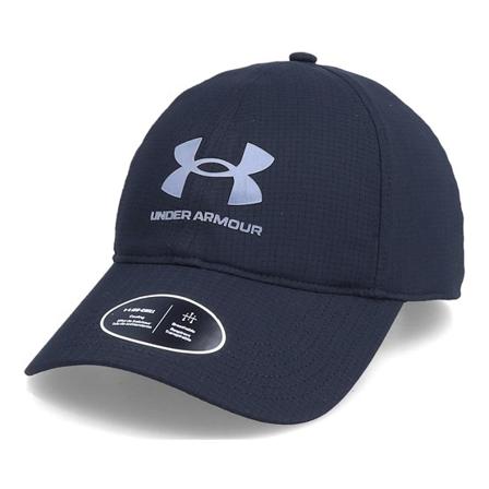 Under Armour Dad Cap / Unconstructed Lippis Musta @ Hatstore | Lippis Isochill Armourvent Black Dad Cap / Unconstructed Under Armour