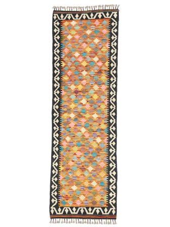 Koberec Kelim Afghán Old Style 63X197 Běhoun (Vlna, Afghánistán)