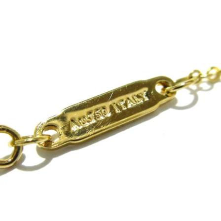 Tiffany & Co. Pre-owned Pre-owned Farvet Guld halskaeder Gul, Dame Vintage Smykker, Størrelse: ONE Size