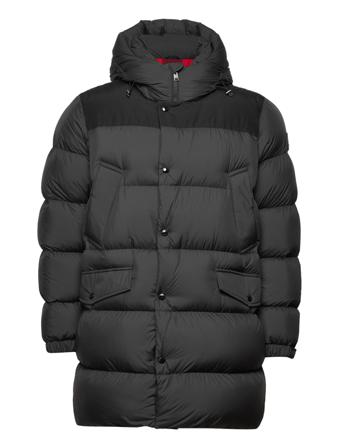 Microfiber Sierra Parka Vuorillinen Takki Topattu Takki Musta WOOLRICH