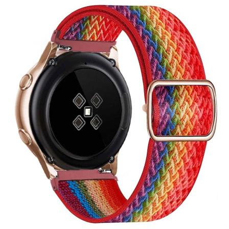 20 mm 22 mm bånd til Samsung Galaxy Watch 4/classic/3/5/pro/active 2 Gear S3 Elastic Nylon Loop Huawei Watch Gt 2 2e 3 Pro Strap 20mm Pride Edition