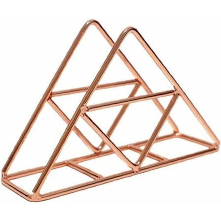 Roséguld Triangel Servetthållare Lyxig Retro Servetthållare Papper
