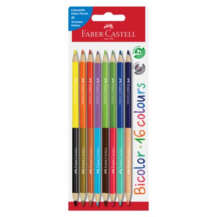 Faber-Castell Coloring pencils Bicolor 8-set