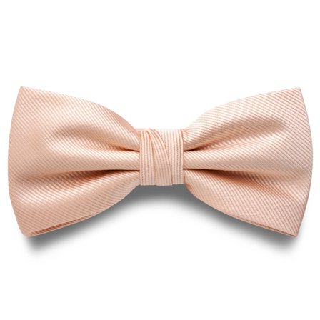 Różano-różowa wstępnie zawiązana muszka rypsowa dla mężczyzn - Muszki gotowe do noszenia
