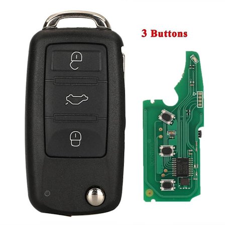 Fjernbetjent bilnøgle Bilnøgle 433MHZ 3 KNAP 433MHZ 3 KNAP