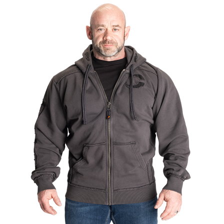 GASP Pro Gym Huppari Acid Wash Harmaa