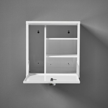 Medizinschrank CURE, Codeschloss, 400 x 380 x 285 mm