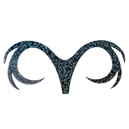 Double Dragon Tails XL 3-pack - Holographic Black