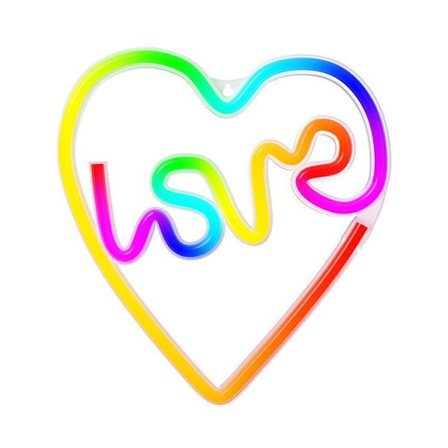 Forever Light LED Neon RGB LOVE IN HEART FLRN02 + RC