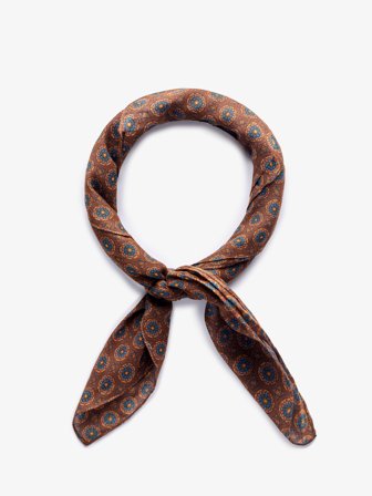 John Henric Men's Braunes Paisley Bandana Size Onesize