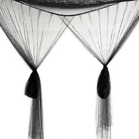 Sänghimmel med 4 hörnstolpar för full/queen/king size säng - Perfekt julklapp