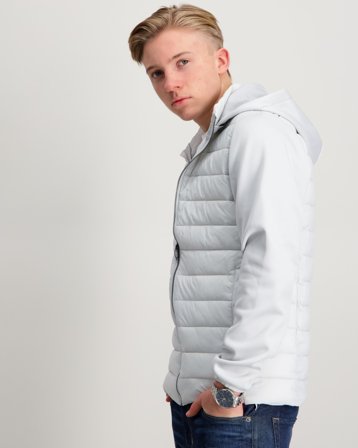 RYVLS Hybrid Softshell Jacket Szary Kurtki Chłopiec - Kids Brand Store