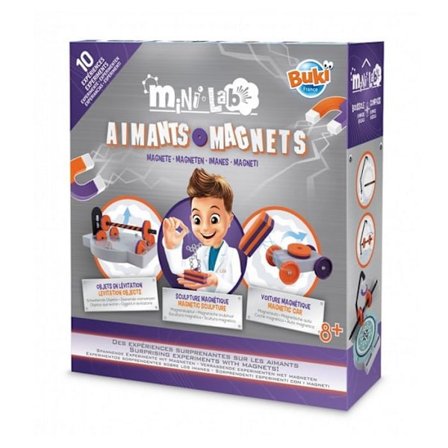 Tieteellinen peli - BUKI - Buki - 3018 - 10 kokeilua - 8 magneettia - 21x20x6 cm