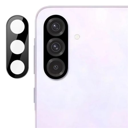 2-PAK SKALO Samsung A56 3D Kameralinse Beskyttelsesglas - Sort