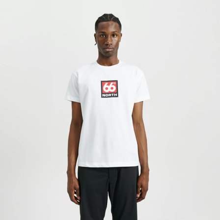 66 North men's Snæfell Tops - White - M