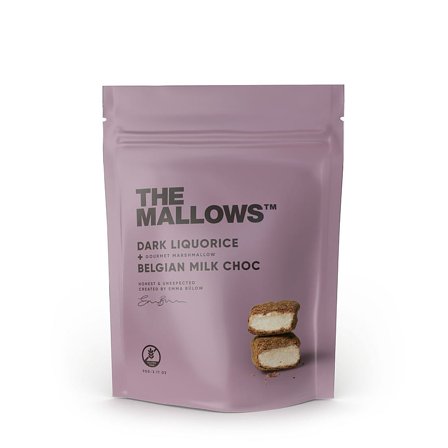 The Mallows Marshmallows Dark Liquorice, Helse & Madvarer, Snacks, Øvrigt