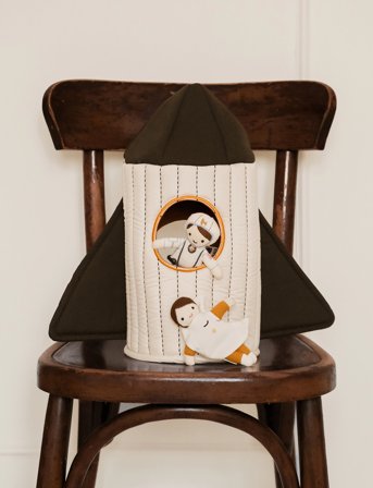 Fabelab Pocket Friend - Moon - Cream - ONE SIZE