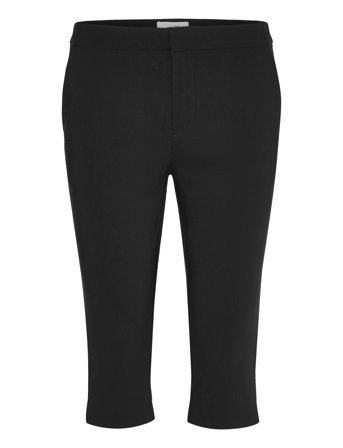 Capriana-M Bottoms Trousers Capri Trousers Black MbyM