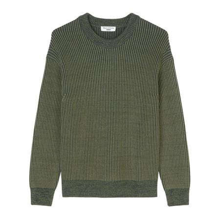 Marc O'Polo Round-neck Strik Grøn, Herre Strik