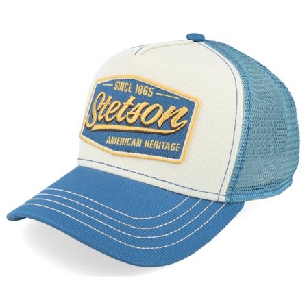Stetson - Blau trucker Cap - Kids Vintage Blue/Off White Trucker @ Hatstore