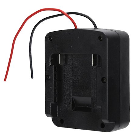 Akkuadapteri Bosch 18V litiumakulle, virtalähdeadapteri telakointiasemalle, virtakytkin, musta