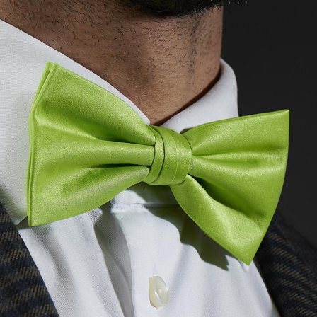 Pajarita básica verde lima para hombres - Pajaritas preatadas