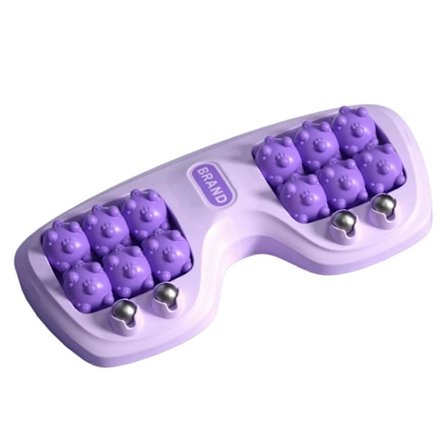 Refleksologinen akupainantajalkahierontarulla plantaarifaskiitin lievitykseen, syväkudoshierontatyökalu [HK]