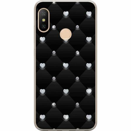 Xiaomi Redmi 6 Pro Mjukt Skal - Diamant Hjärta