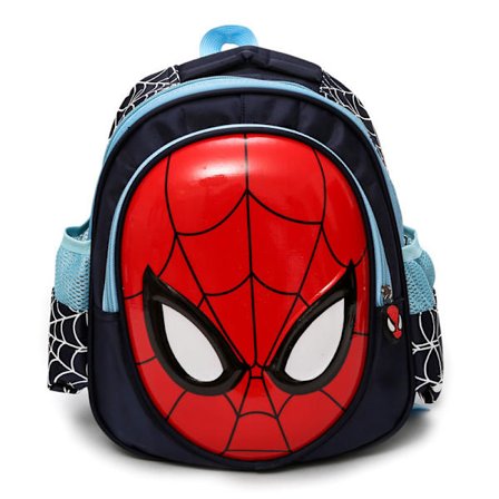 Ryggsäck för förskolan, Spider-Man axelväska - Mörkblå