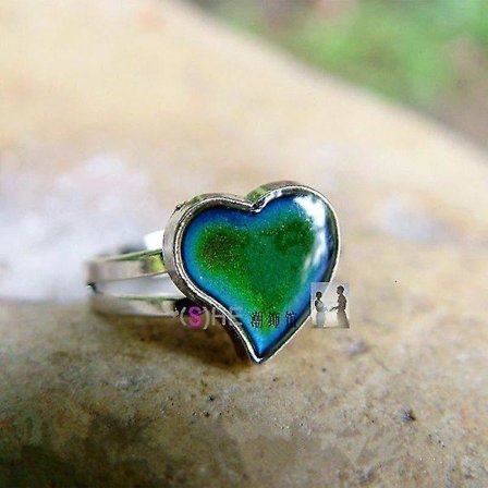 Humörring Temperatur Känslor Ringar Humör Färgskiftande Justerbar Storlek För Kvinnor Julklappar Födelsedagspresenter Till Tjej, Barn, Man