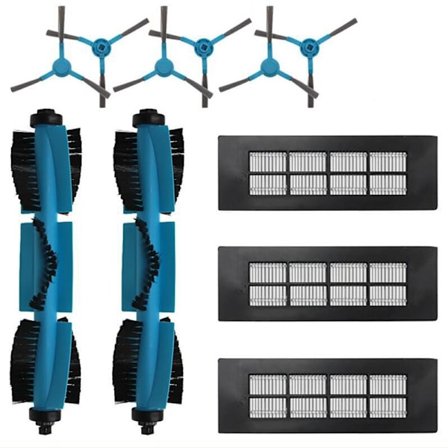 HEPA-rullbørste for Conga 3090-serien Sidebørste Moppklut Vannbeholderfilter Støvsugerdeler Tilbehør